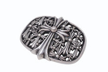 画像をギャラリービューアに読み込む, 極美品 CHROME HEARTS クロムハーツ BUCKL CEMETERY ベルト セメタリークロス バックル シルバー925 246g 中古 4b006820