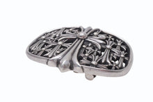 画像をギャラリービューアに読み込む, 極美品 CHROME HEARTS クロムハーツ BUCKL CEMETERY ベルト セメタリークロス バックル シルバー925 246g 中古 4b006820