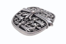 画像をギャラリービューアに読み込む, 極美品 CHROME HEARTS クロムハーツ BUCKL CEMETERY ベルト セメタリークロス バックル シルバー925 246g 中古 4b006820