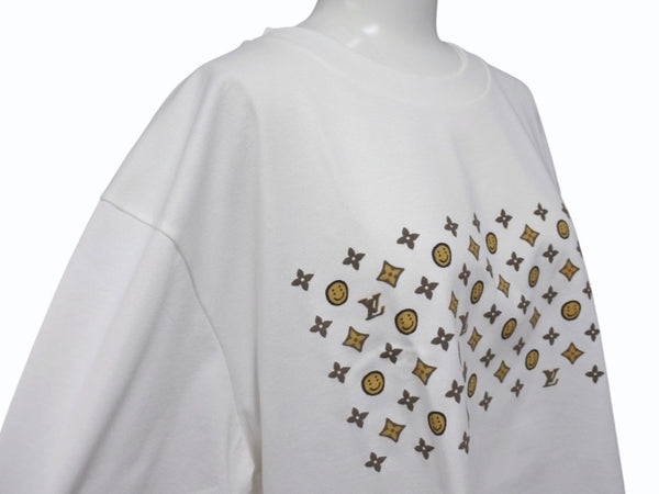 新品未使用 LOUIS VUITTON CPFM ルイヴィトン 希少 半袖Ｔシャツ コットン ホワイト マルチカラー サイズXL 中古 4b006822