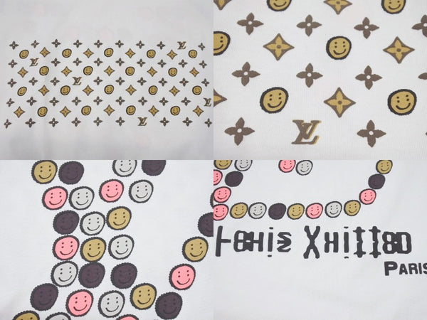 新品未使用 LOUIS VUITTON CPFM ルイヴィトン 希少 半袖Ｔシャツ コットン ホワイト マルチカラー サイズXL 中古 4b006822