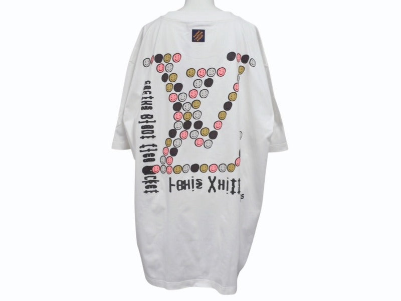 New and unused LOUIS VUITTON CPFM Louis Vuitton Rare Short Sleeve T-shirt Cotton White Multicolor Size 5XL Used 4b006823