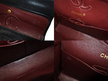 画像をギャラリービューアに読み込む, 極美品 CHANEL シャネル マトラッセ23 Wフラップ Wチェーンショルダーバッグ 1番台 ラムスキン ココマーク ブラック ゴールド金具 中古 4b006825