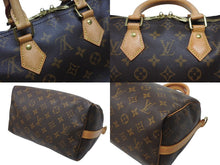Load image into Gallery viewer, 極美品 LOUIS VUITTON ルイヴィトン スピーディ バンドリエール25 ハンドバッグ M41113 モノグラム ブラウン 中古 4b006826