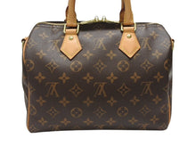 Load image into Gallery viewer, 極美品 LOUIS VUITTON ルイヴィトン スピーディ バンドリエール25 ハンドバッグ M41113 モノグラム ブラウン 中古 4b006827