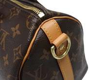 Load image into Gallery viewer, 極美品 LOUIS VUITTON ルイヴィトン スピーディ バンドリエール25 ハンドバッグ M41113 モノグラム ブラウン 中古 4b006827