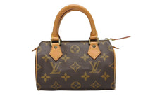 画像をギャラリービューアに読み込む, LOUIS VUITTON ルイヴィトン ミニスピーディ ハンドバッグ モノグラム M41534 PVC ブラウン 美品 中古 4b006829