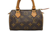 画像をギャラリービューアに読み込む, LOUIS VUITTON ルイヴィトン ミニスピーディ ハンドバッグ モノグラム M41534 PVC ブラウン 美品 中古 4b006829