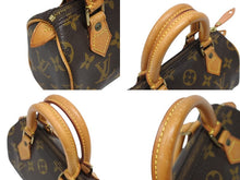 画像をギャラリービューアに読み込む, LOUIS VUITTON ルイヴィトン ミニスピーディ ハンドバッグ モノグラム M41534 PVC ブラウン 美品 中古 4b006829