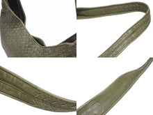 画像をギャラリービューアに読み込む, BOTTEGAVENETA ボッテガヴェネタ イントレチャート ショルダーバッグ イタリア製 アルガ レザー 美品 中古 4b006830