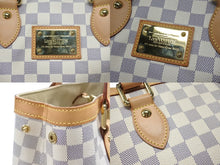 Load image into Gallery viewer, 極美品 LOUIS VUITTON ルイヴィトン ハンドバッグ N51207 ハムステッドPM ホワイト ダミエアズールキャンバス 中古 4b006831