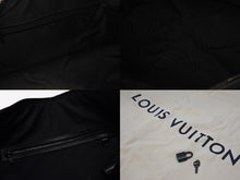 画像をギャラリービューアに読み込む, 新品同様 LOUIS VUITTON ルイヴィトン モノグラムトリヨン キーポル バンドリエール 50cm M59025 ボストンバッグ ブラック 中古 4b006832