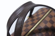 Load image into Gallery viewer, LOUIS VUITTON ルイヴィトン ダミエ エベヌ パピヨンPM ハンドバッグ N51304 筒型 ドラム型 ブラウン ゴールド金具 美品 中古 4b006833