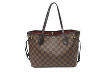 画像をギャラリービューアに読み込む, 極美品 LOUIS VUITTON ルイヴィトン ネヴァーフルPM トートバッグ N41359 ダミエキャンバス ブラウン ゴールド金具 中古 4b006835