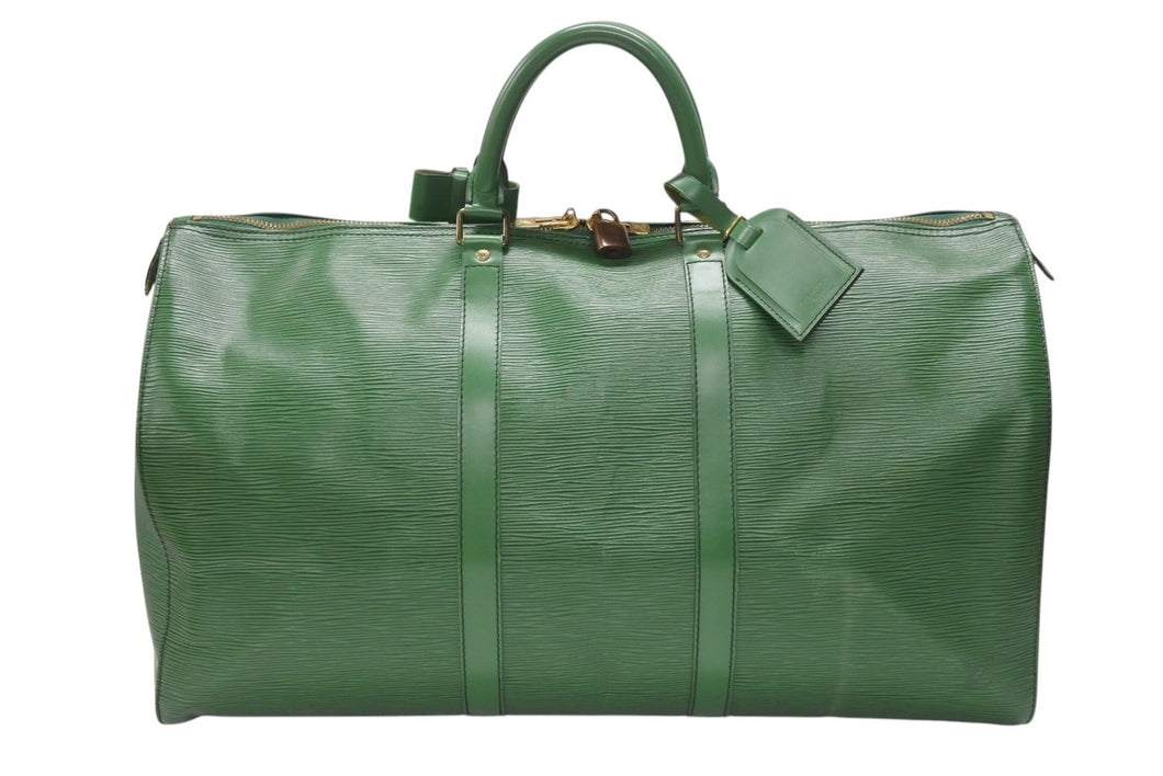 ルイヴィトン LOUIS VUITTON M42962  キーポル50  ボストンバッグ エピレザー レディース  中古 LOUIS VUITTON ルイヴィトン キーポル50 ボストンバッグ M42964