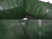 画像をギャラリービューアに読み込む, LOUIS VUITTON ルイヴィトン キーポル50 ボストンバッグ M42964 ボルネオグリーン エピレザー ゴールド金具 美品 中古 4b006843