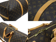 画像をギャラリービューアに読み込む, 極美品 LOUIS VUITTON ルイヴィトン モノグラム キーポルバンドリエール50 ブラウン M41416 ボストンバッグ 中古 4b006844