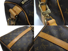 画像をギャラリービューアに読み込む, LOUIS VUITTON ルイヴィトン キーポル バンドリエール45 ボストンバッグ M41418 モノグラム ブラウン ゴールド金具 美品 中古 4b006845