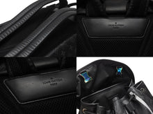 画像をギャラリービューアに読み込む, 新品同様 LOUIS VUITTON ルイヴィトン ザック バックパック モノグラムエクリプスキャンバス M43409 ブラック グレー 中古 4b006846