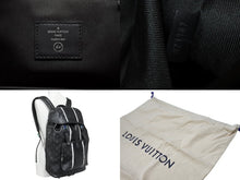 画像をギャラリービューアに読み込む, 新品同様 LOUIS VUITTON ルイヴィトン ザック バックパック モノグラムエクリプスキャンバス M43409 ブラック グレー 中古 4b006846