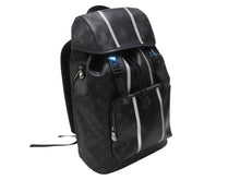 画像をギャラリービューアに読み込む, 新品同様 LOUIS VUITTON ルイヴィトン ザック バックパック モノグラムエクリプスキャンバス M43409 ブラック グレー 中古 4b006846