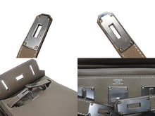 画像をギャラリービューアに読み込む, 新品未使用 エルメス HERMES ケリーアッカドPM W刻印 ワンショルダーバッグ エトゥープ シルバー金具 中古 4b006847