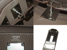 画像をギャラリービューアに読み込む, 新品未使用 エルメス HERMES ケリーアッカドPM W刻印 ワンショルダーバッグ エトゥープ シルバー金具 中古 4b006848