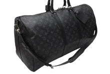 画像をギャラリービューアに読み込む, 新品同様 LOUIS VUITTON ルイヴィトン キーポル バンドリエール55 ボストンバッグ M40605 モノグラムエクリプス 中古 4b006849