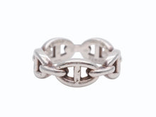 画像をギャラリービューアに読み込む, HERMES エルメス シェーヌダンクル アンシェネ リングPM 指輪 Ag925 シルバー 6.6g サイズ16号 美品 中古 4b006850