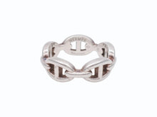 画像をギャラリービューアに読み込む, HERMES エルメス シェーヌダンクル アンシェネ リングPM 指輪 Ag925 シルバー 6.6g サイズ16号 美品 中古 4b006850