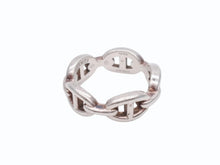 画像をギャラリービューアに読み込む, HERMES エルメス シェーヌダンクル アンシェネ リングPM 指輪 Ag925 シルバー 6.6g サイズ16号 美品 中古 4b006850