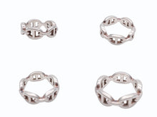 画像をギャラリービューアに読み込む, HERMES エルメス シェーヌダンクル アンシェネ リングPM 指輪 Ag925 シルバー 6.6g サイズ16号 美品 中古 4b006850