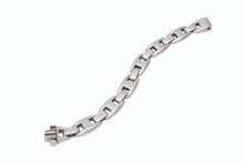 画像をギャラリービューアに読み込む, HERMES cassiopeia エルメス ブレスレット カシオペア 6コマ シルバー SV925 58.5g 美品 中古 4b006744