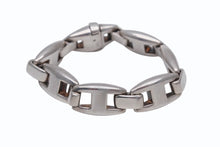 画像をギャラリービューアに読み込む, HERMES cassiopeia エルメス ブレスレット カシオペア 6コマ シルバー SV925 58.5g 美品 中古 4b006744