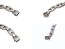 画像をギャラリービューアに読み込む, HERMES cassiopeia エルメス ブレスレット カシオペア 6コマ シルバー SV925 58.5g 美品 中古 4b006744