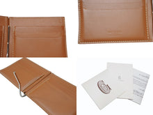Load image into Gallery viewer, 極美品 GOYARD ゴヤール サントマ マネークリップ 二つ折り財布 ヘリンボーン ブラック レザー PVC 中古 4b006853