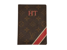 画像をギャラリービューアに読み込む, 極美品 LOUIS VUITTON ルイヴィトン パスポートケース クーヴェルテュールパスポールNM イニシャル入り M64502 モノグラムキャンバス ブラウン 中古 4b006857