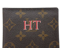 画像をギャラリービューアに読み込む, 極美品 LOUIS VUITTON ルイヴィトン パスポートケース クーヴェルテュールパスポールNM イニシャル入り M64502 モノグラムキャンバス ブラウン 中古 4b006857