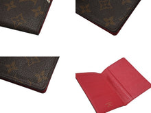 画像をギャラリービューアに読み込む, 極美品 LOUIS VUITTON ルイヴィトン パスポートケース クーヴェルテュールパスポールNM イニシャル入り M64502 モノグラムキャンバス ブラウン 中古 4b006857