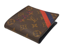画像をギャラリービューアに読み込む, 極美品 LOUIS VUITTON ルイヴィトン 二つ折り財布 ポルトフォイユマルコ イニシャル入り M62288 モノグラムキャンバス ブラウン 中古 4b006858