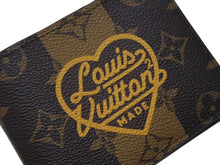 画像をギャラリービューアに読み込む, 新品同様 LOUIS VUITTON ルイヴィトン ポルトフォイユ ミュルティプル 二つ折り財布 M81108 モノグラム ストライプ キャンバス 中古 4b006859