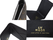 画像をギャラリービューアに読み込む, 新品同様 LOUIS VUITTON ルイヴィトン ポルトフォイユ ミュルティプル 二つ折り財布 M81108 モノグラム ストライプ キャンバス 中古 4b006859