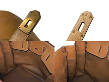 画像をギャラリービューアに読み込む, HERMES エルメス Haut a Courroies オータクロア50 ハンドバッグ アルデンヌ ナチュラル ブロンズ金具 〇Z刻印 美品 中古 4b006861