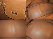 画像をギャラリービューアに読み込む, HERMES エルメス Haut a Courroies オータクロア50 ハンドバッグ アルデンヌ ナチュラル ブロンズ金具 〇Z刻印 美品 中古 4b006861