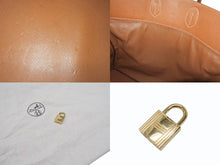 画像をギャラリービューアに読み込む, HERMES エルメス Haut a Courroies オータクロア50 ハンドバッグ アルデンヌ ナチュラル ブロンズ金具 〇Z刻印 美品 中古 4b006861