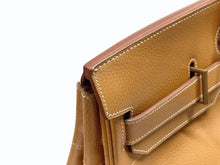 画像をギャラリービューアに読み込む, HERMES エルメス Haut a Courroies オータクロア50 ハンドバッグ アルデンヌ ナチュラル ブロンズ金具 〇Z刻印 美品 中古 4b006861