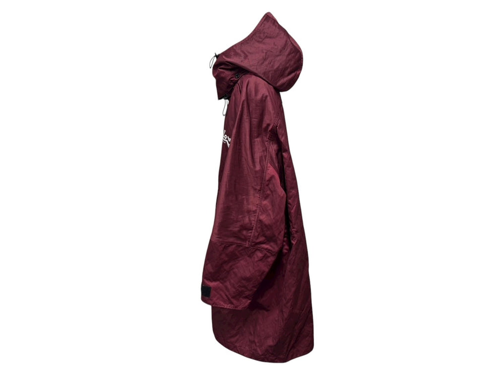 極美品 LOUIS VUITTON ルイヴィトン 2023 2024 AW ショーコレクション フーデッド テクニカルパーカ ジャケット レッド サイズ60 中古 4b006895