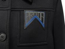 画像をギャラリービューアに読み込む, 極美品 PRADA プラダ Bonding Coat ボンディングコート P695II S191 サイズ38S ブラック ロゴパッチ ポリエステル スパンデックス 中古 4b006898
