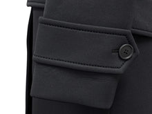 画像をギャラリービューアに読み込む, 極美品 PRADA プラダ Bonding Coat ボンディングコート P695II S191 サイズ38S ブラック ロゴパッチ ポリエステル スパンデックス 中古 4b006898