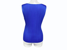 Load image into Gallery viewer, 極美品 ISSEY MIYAKE イッセイミヤケ PLEATS PLEASE プリーツプリーズ タンクトップ PP12-JK221 サイズ3 ブルー 中古 4b006899